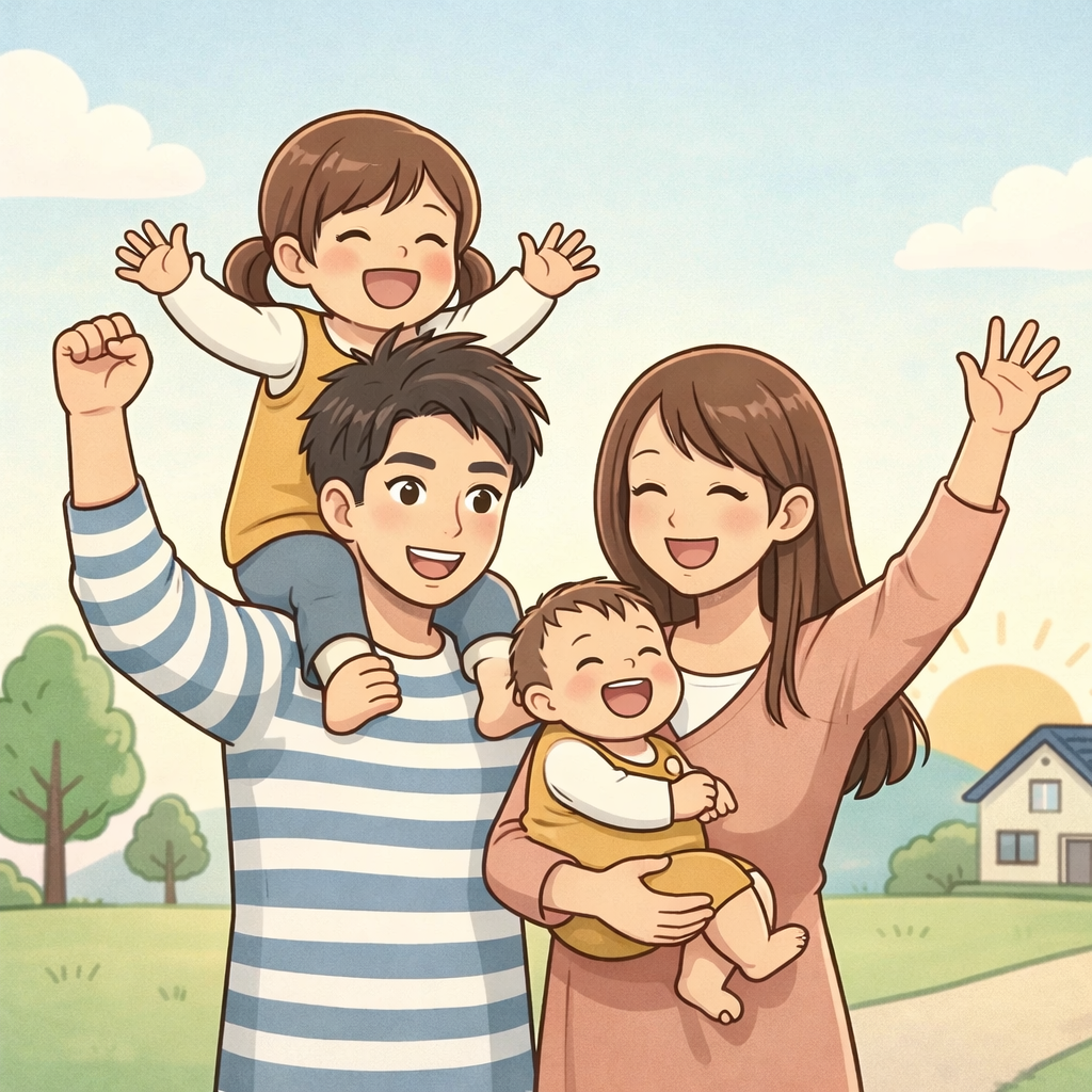 2児パパの家族